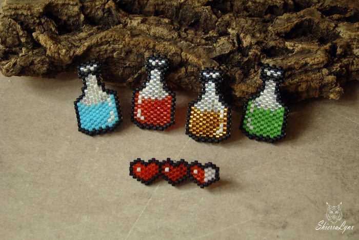 Зелья маны, жизни, исцеления и яд для особо безнадежных случаев =)