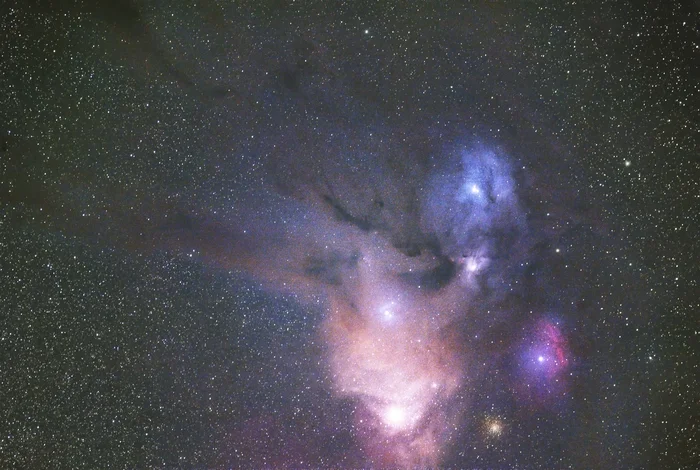 Rho Ophiuchus - My, Astrophoto, Stars, Starry sky, Night, Ophiuchus, Nebula, Night shooting