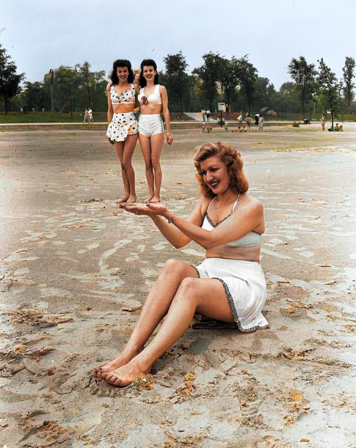 Подборка интересных и необычных фотографий из США. 20 раскрашенных фотографий ХХ века. Часть V Историческое фото, Старое фото, США, Фотография, Колоризация, 20 век, Длиннопост