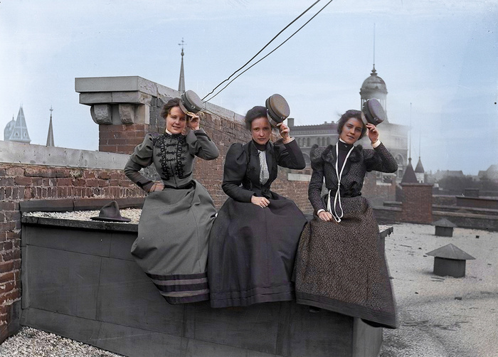 Подборка интересных и необычных фотографий из США. 20 раскрашенных фотографий ХХ века. Часть V Историческое фото, Старое фото, США, Фотография, Колоризация, 20 век, Длиннопост