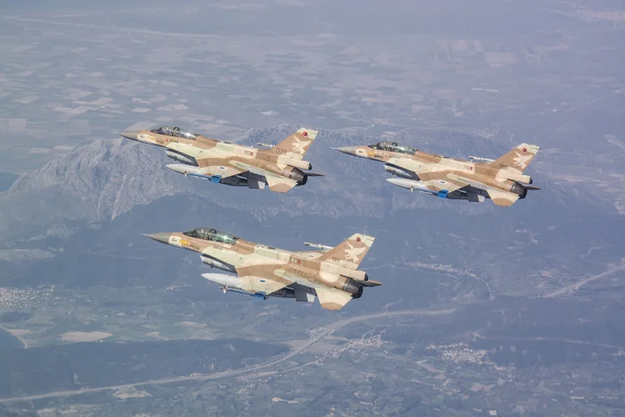 F16 IDF Air Force ( ) guarding the sacred borders - Israel, The photo, Airplane, Fighter, Aviation, Longpost