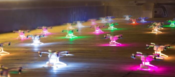 В Челябинске планируют провести шоу дронов в день города