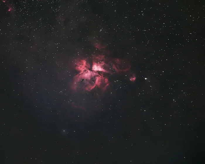 Carina Nebula in the constellation Carina (Southern Hemisphere) - My, Nebula, Karina, Astrophoto, Stars, Night