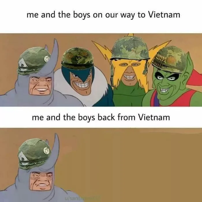 It was - it became - It Was-It Was, A wave of posts, Vietnam war, Memes, Picture with text