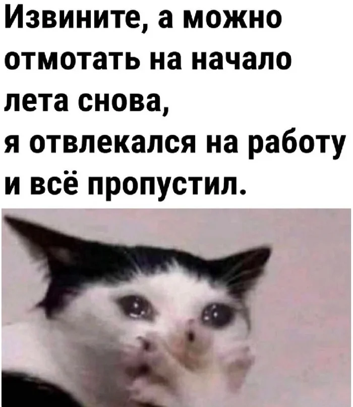 А можно повторить? я не успел - Лето, Перемотка времени, Не успел, Отдых, Работа, Картинка с текстом