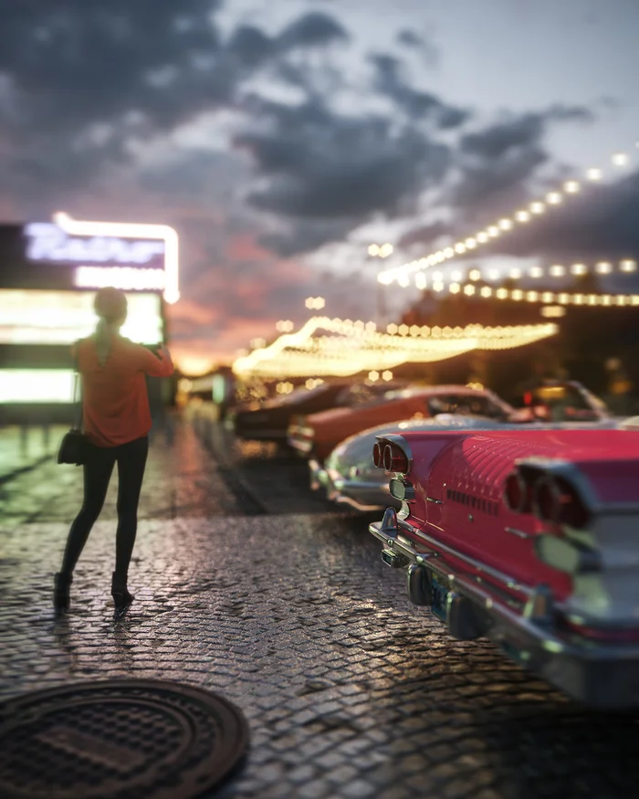 Freelancing: Retro Museum - My, 3D, Visualization, Architecture, 3DS max, Freelance, Longpost