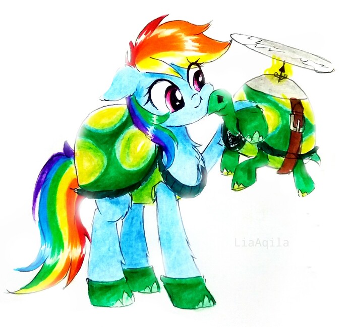   ! My Little Pony, Rainbow Dash, Liaaqila, MLP Tank