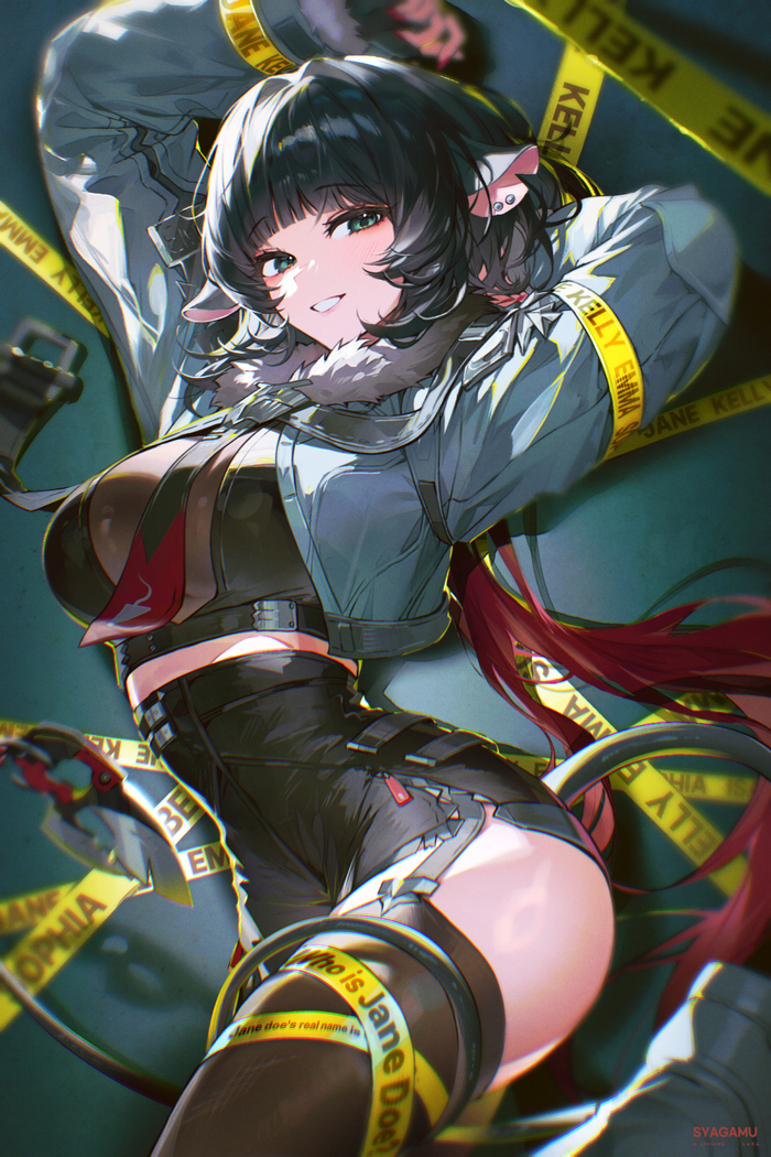 Jane Doe Anime Art, , , Jane Doe (zzz), Zenless Zone Zero, Handot (syagamu)
