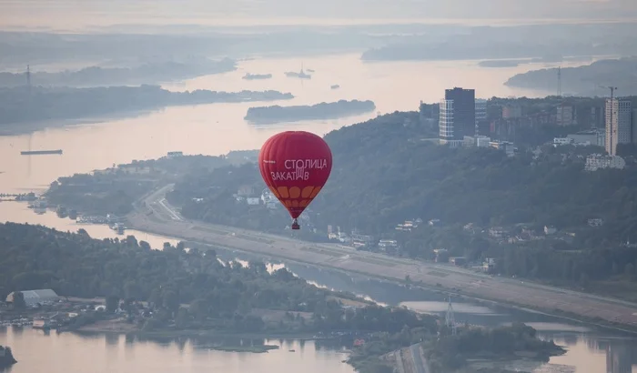 Volga Fiesta - My, Aeronautics, Balloon, Nizhny Novgorod, Oka, Nizhny Novgorod Kremlin, The festival, Cities of Russia, Longpost