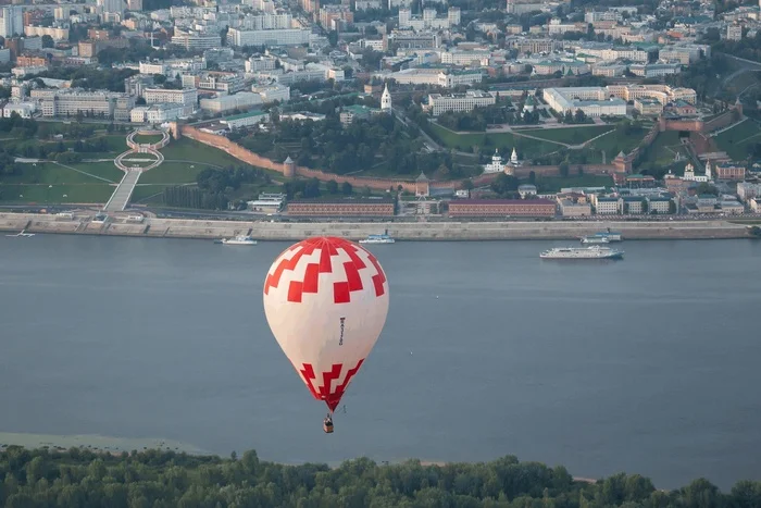 Volga Fiesta - My, Aeronautics, Balloon, Nizhny Novgorod, Oka, Nizhny Novgorod Kremlin, The festival, Cities of Russia, Longpost