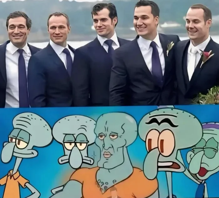 Henry Cavill and his brothers - Actors and actresses, Henry Cavill, Brothers, Squidward, Comparison