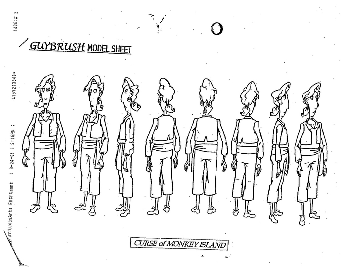 Концепт арт главного героя игры