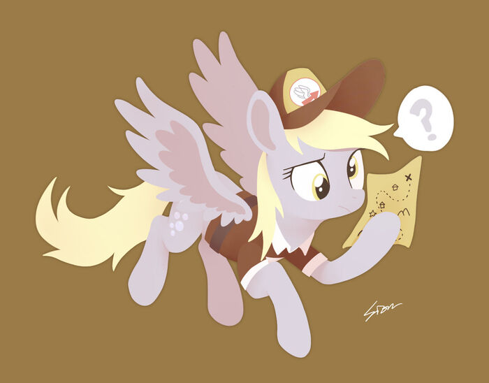       7  My Little Pony, , Ponyart, Aosion, Derpy Hooves