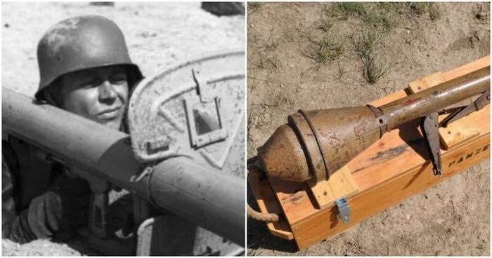 What is the difference between Faustpatron, Panzerfaust and Panzerschreck... - Weapon, Military equipment, Grenade launcher, Faustpatron, Armament, Military, Military history, Germany, The Second World War, The photo, Rutube, Video, Longpost