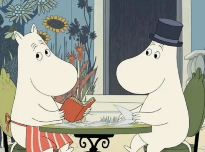 Advertising. Trilobites or Moomins? - Advertising on Peekaboo, Moomin Trolls, Trilobites, Humor