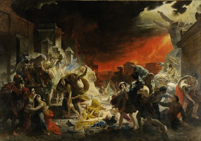 The eruption of Mount Vesuvius destroyed the cities of Pompeii and Herculaneum - My, Catastrophe, Pompeii, Volcano, Vesuvius, Eruption, Victim