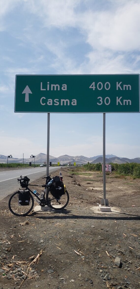 Solo Cycling Expedition in South America. Part 3 Peru. Chapter 71. Playa Chica (Beach Girl) - My, Bike trip, Travels, A bike, South America, Solo travel, Bike ride, Cyclist, Peru, Road, The mountains, Andes, Hike, Ocean, Pacific Ocean, Longpost, The photo