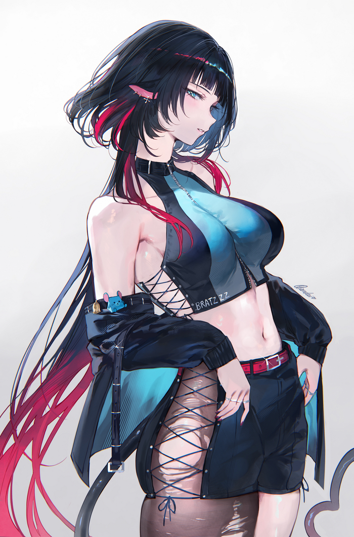 Jane Doe Anime Art, , Zenless Zone Zero, Jane Doe (zzz), Qiandaiyiyu, 