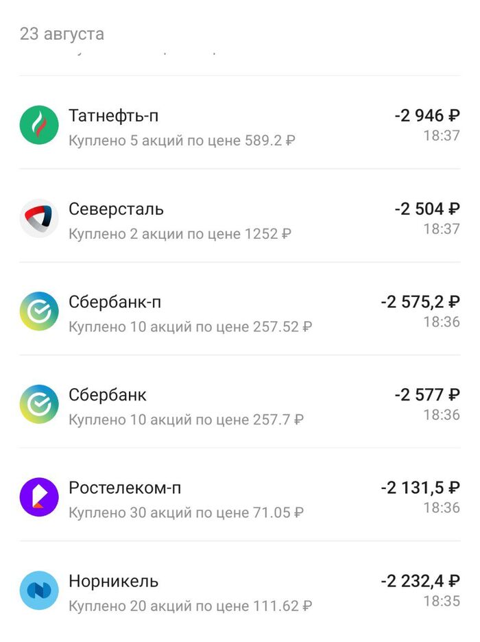 Закупился акциями в пятницу