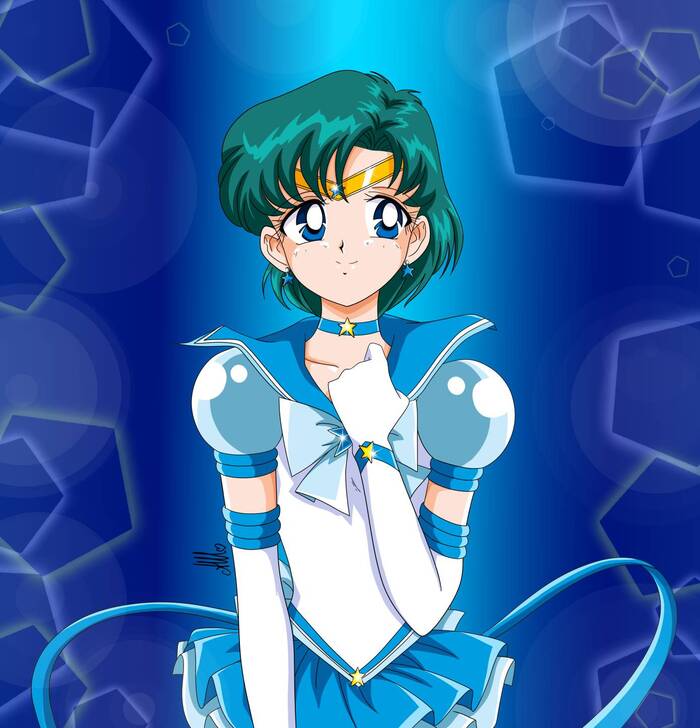    -  marioanello Sailor Moon, Sailor Mercury, Anime Art, , 