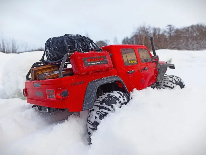 Winter Adventure Trophy Axial RC - Моё, Видео, Зима, Путешествия, Радиоуправляемые модели, YouTube, Длиннопост