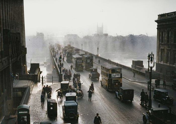 Любопытные фотографии из прошлого Великобритании. 20 раскрашенных фотографий ХХ века. Часть IV Историческое фото, Старое фото, Фотография, Великобритания, 20 век, 19 век, Колоризация, Длиннопост