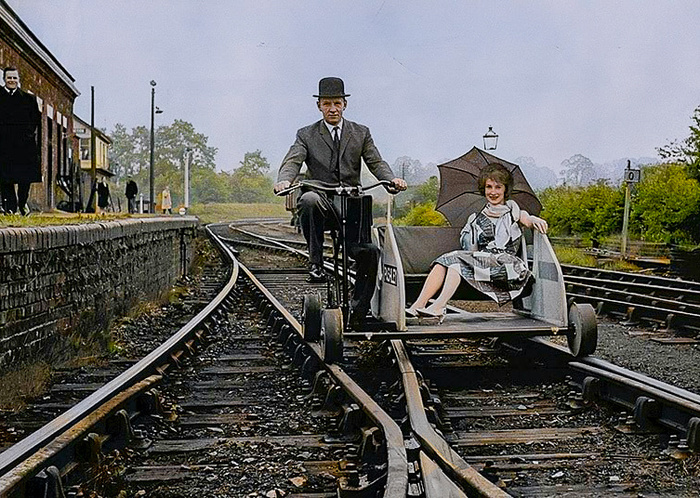 Любопытные фотографии из прошлого Великобритании. 20 раскрашенных фотографий ХХ века. Часть IV Историческое фото, Старое фото, Фотография, Великобритания, 20 век, 19 век, Колоризация, Длиннопост