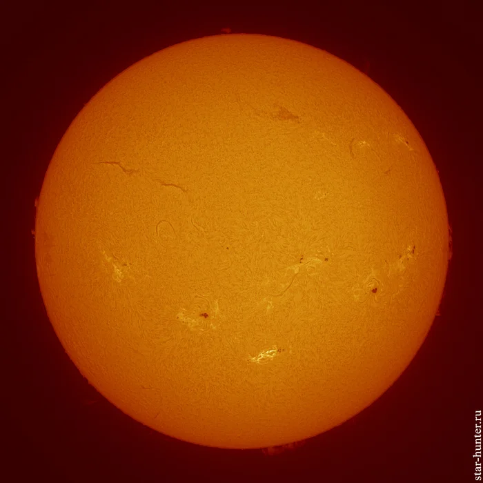 Hydrogen Sun, August 25, 2024, 10:26 - My, The sun, Astrophoto, Astronomy, Space, Starhunter, Anapa, Anapadvor