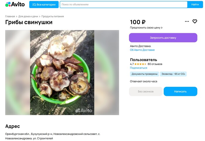 <!--noindex--><a href="https://pikabu.ru/story/skaz_o_tom_kak_avito_prodolzhaet_narushat_zakonyi_rf_i_nichego_im_za_yeto_ne_budet_11743485?u=https%3A%2F%2Fwww.avito.ru%2Fbuzuluk%2Fprodukty_pitaniya%2Fgriby_svinushki_4109453792&t=https%3A%2F%2Fwww.avito.ru%2Fbuzuluk%2Fprodukty_pitaniya%2Fgriby_svinush...&h=3a8a33d68ead383366b97a5e1c103d79b1e64872" title="https://www.avito.ru/buzuluk/produkty_pitaniya/griby_svinushki_4109453792" target="_blank" rel="nofollow noopener">https://www.avito.ru/buzuluk/produkty_pitaniya/griby_svinush...</a><!--/noindex-->