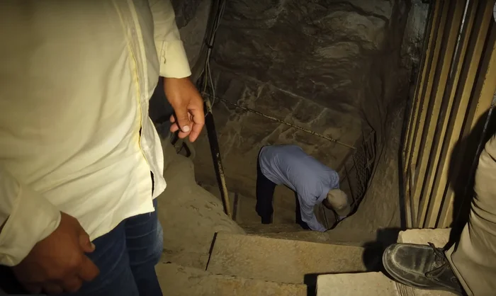 Virtual journey inside the Cheops pyramid. What does it look like inside - My, History (science), Ancient Egypt, Pyramid of Cheops, Informative, Video, Soundless, Longpost, Series Virtual Travel