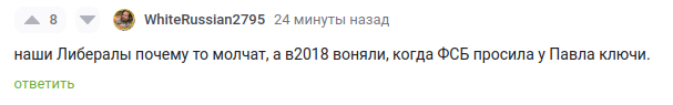 Слона не приметил - Арест Павла Дурова, Скриншот, Маразм