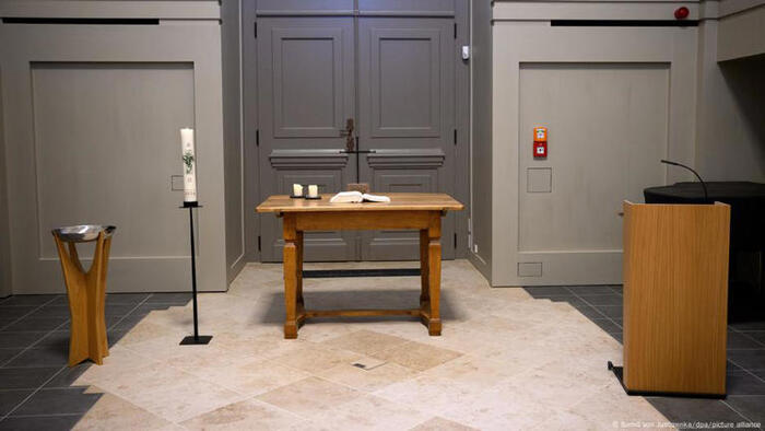 Часовня Креста Господня на первом этаже колокольни Гарнизонной церкви в Потсдаме© Bernd von Jutrczenka/dpa/picture alliance