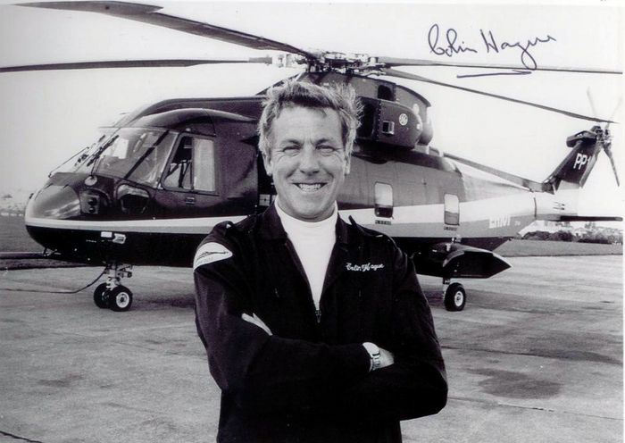Лётчик-испытатель Колин В. Хейг с первым прототипом EH101, PP1. (автор фото: Нил Корбетт).