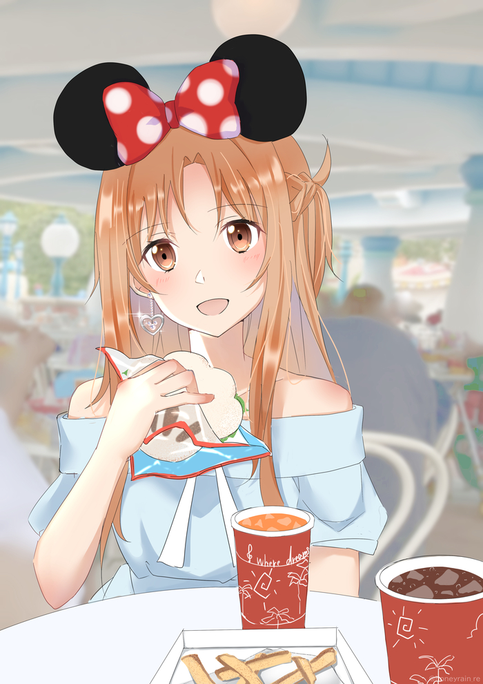  , Anime Art, Yuuki asuna, Kirigaya Kazuto, Sword Art Online