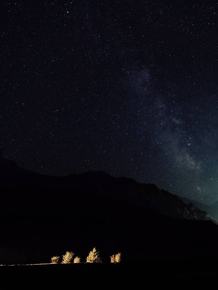 Wandering under the stars - My, The photo, Landscape, Stars, Starry sky, Long exposure, Astrophoto, Milky Way, Night shooting, Beautiful view, Travels, Travel across Russia