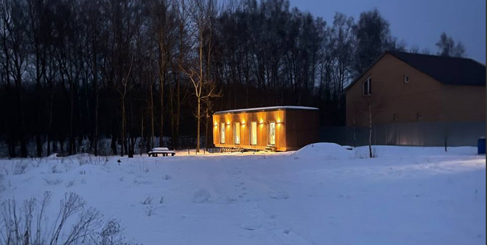 Подсветка фасада умными лампочками