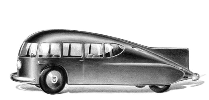 «Это не Ваша вагонная компоновка!» — кричал на Долматовского главный конструктор НАМИ Андрей Александрович Липгарт на заседаниях ученого совета. И был прав: подобные конструкции создавали и в США, например, дизайнер Норман Бел Геддес.