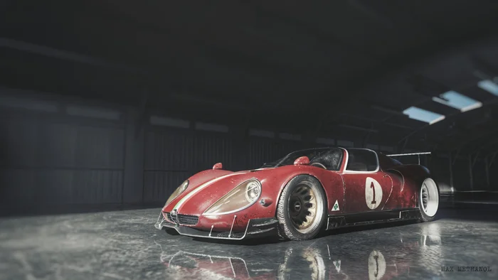 Alfa Romeo 33 Stradale 3D - Blender, Дизайн, 3D моделирование, 3D, Длиннопост