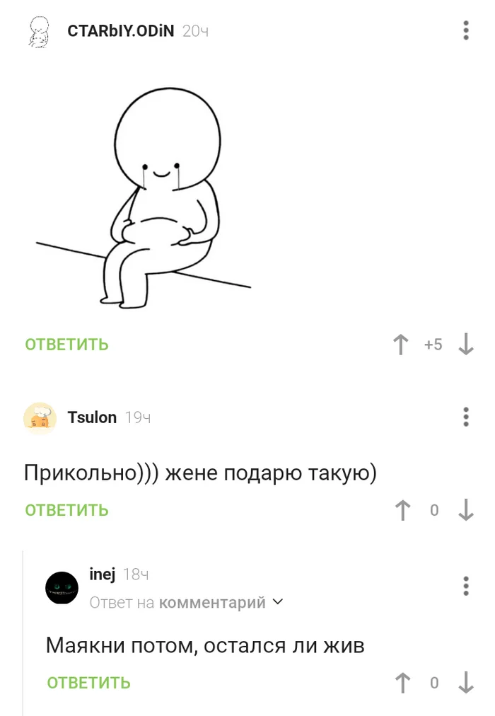 Reply to the post “Pikabushnik mug” - Humor, Кружки, Fat, Screenshot, Leonid Kanevsky, Reply to post, Longpost