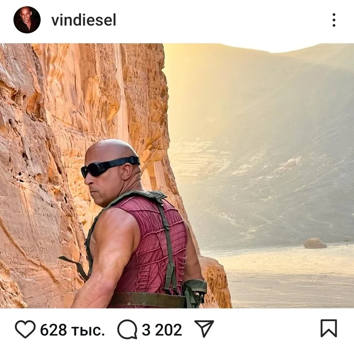 New Riddick: for the fourth time in the same river? - Vin Diesel, Riddick, Photos from filming, Filming, Film and TV series news