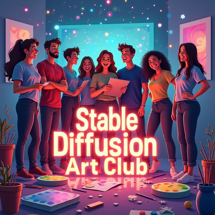 Добро пожаловать Stable Diffusion ArtClub!!! - Моё, Stable Diffusion, Искусственный интеллект, Арты нейросетей, Нейронные сети, Chatgpt, Dall-e, Арт, Генерация изображений, Социальные сети, Чат-Бот