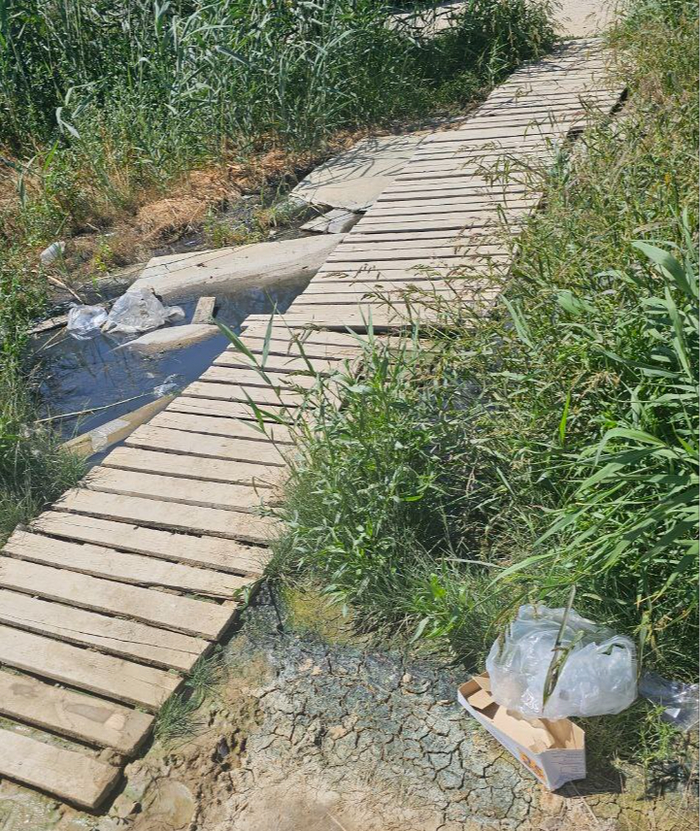 Маркировка на карте 5. Выход к гостиницам с парковки