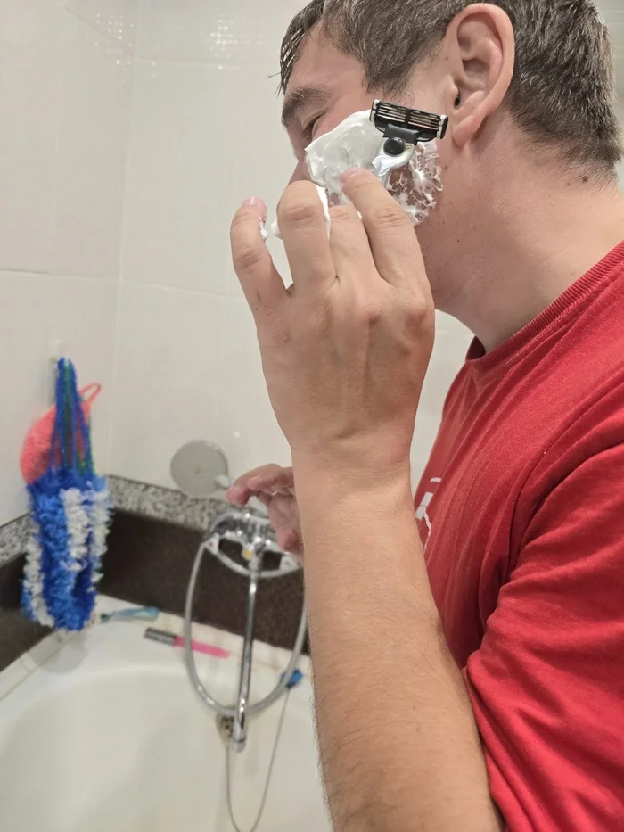 Shave blindly - The blind, Longpost, Life hack