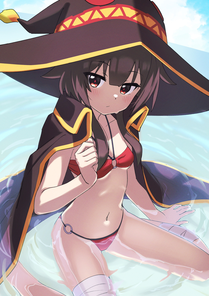  , Anime Art, Megumin, Konosuba, 