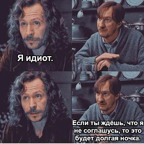 Typical friends - Harry Potter, Sirius Black, Remus Lupin, friendship, Trolling, Picture with text, Translated by myself, VKontakte (link)