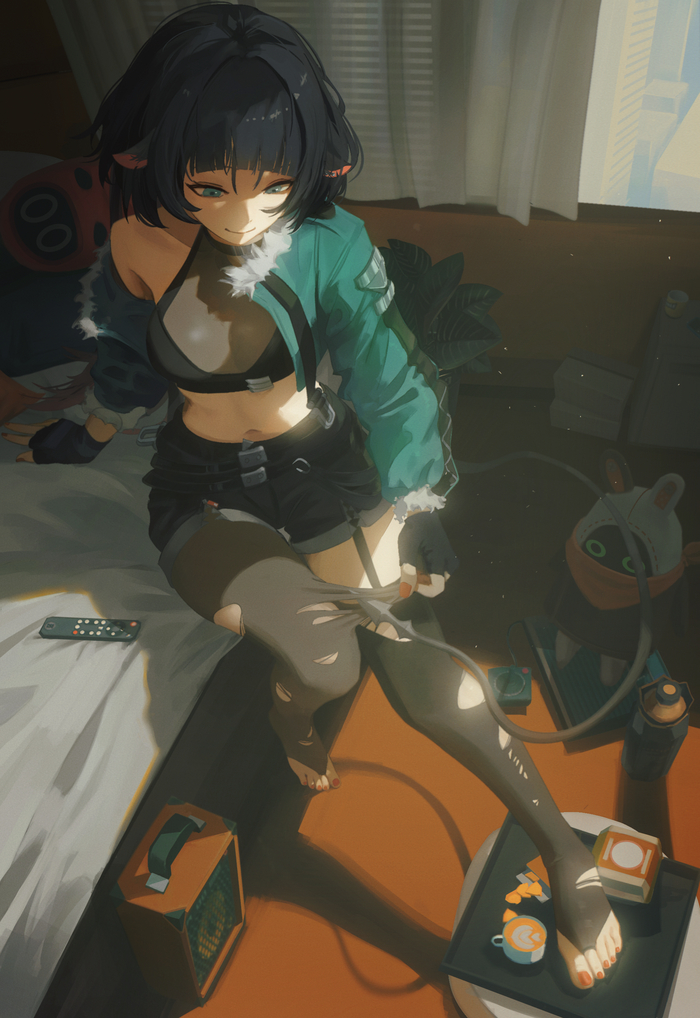 Jane Doe Anime Art, , , Zenless Zone Zero, Jane Doe (zzz)