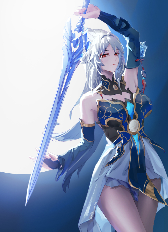  Anime Art, , Pixiv, Jingliu (Honkai: Star Rail),  , , Honkai: Star Rail