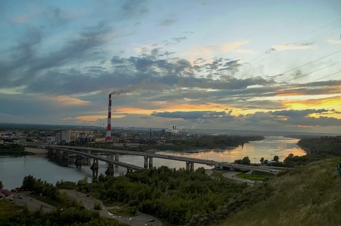 Закат в наших краях - Моё, Фотография, Кемерово, Закат, Пейзаж