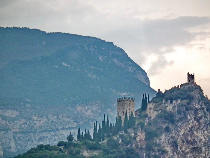 Arco Castle - My, The photo, Travels, Tourism, The mountains, Lock, Italy