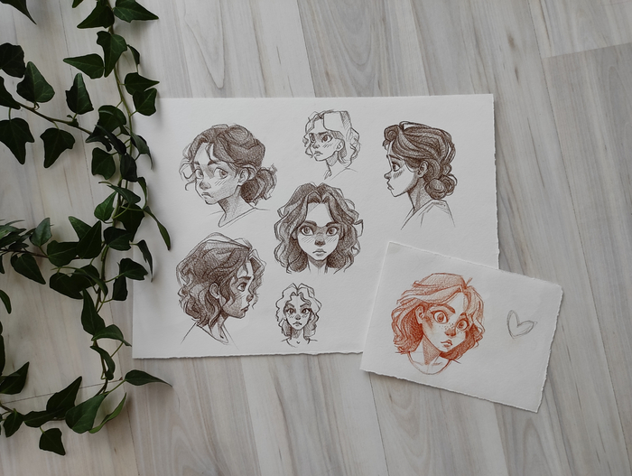 Процесс создания персонажа. Эскизный уровень